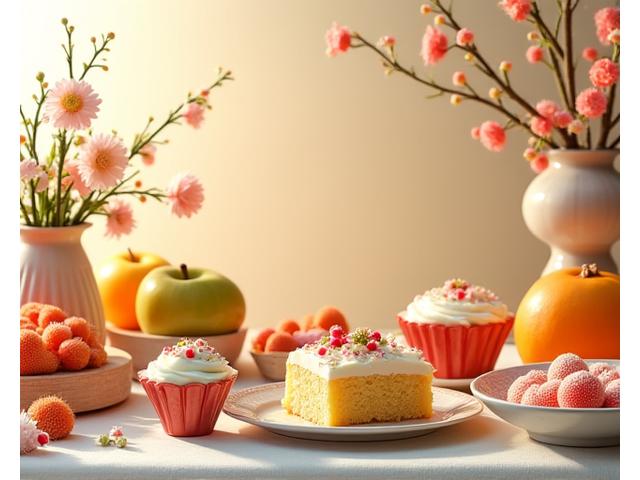 아름답게 꾸며진 돌잔치 상차림