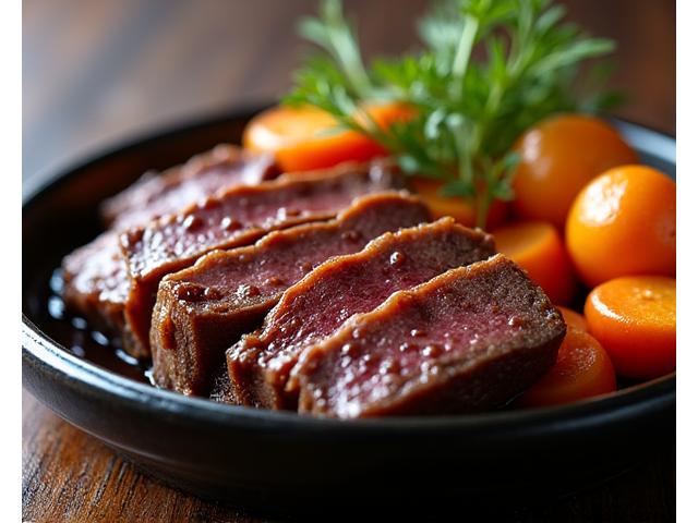 강원도 한우와 현지 야채로 만든 슬로우 쿠킹 요리