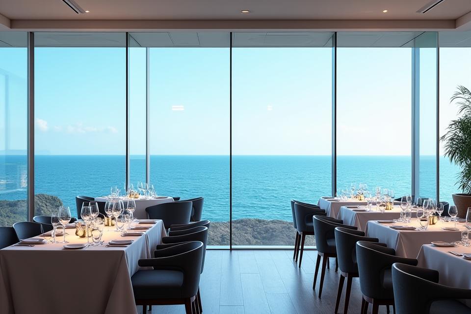 우아하고 고급스러운 인테리어의 메인 다이닝룸 전경