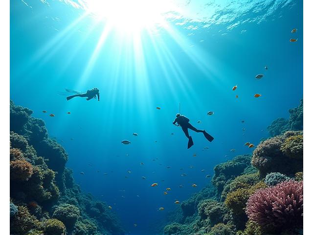 동해쇼어즈 프리미엄 스쿠버다이빙, 투명한 동해 바다 속 산호와 물고기들